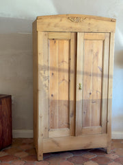 Antique English Pine Armoire