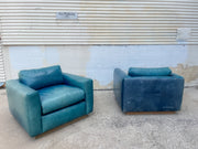 One Kings Lane Leather Club Chairs (priced individually)