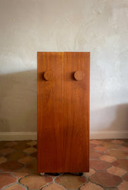 Teak Folding Bar Cabinet attributed to Johannes Andersen