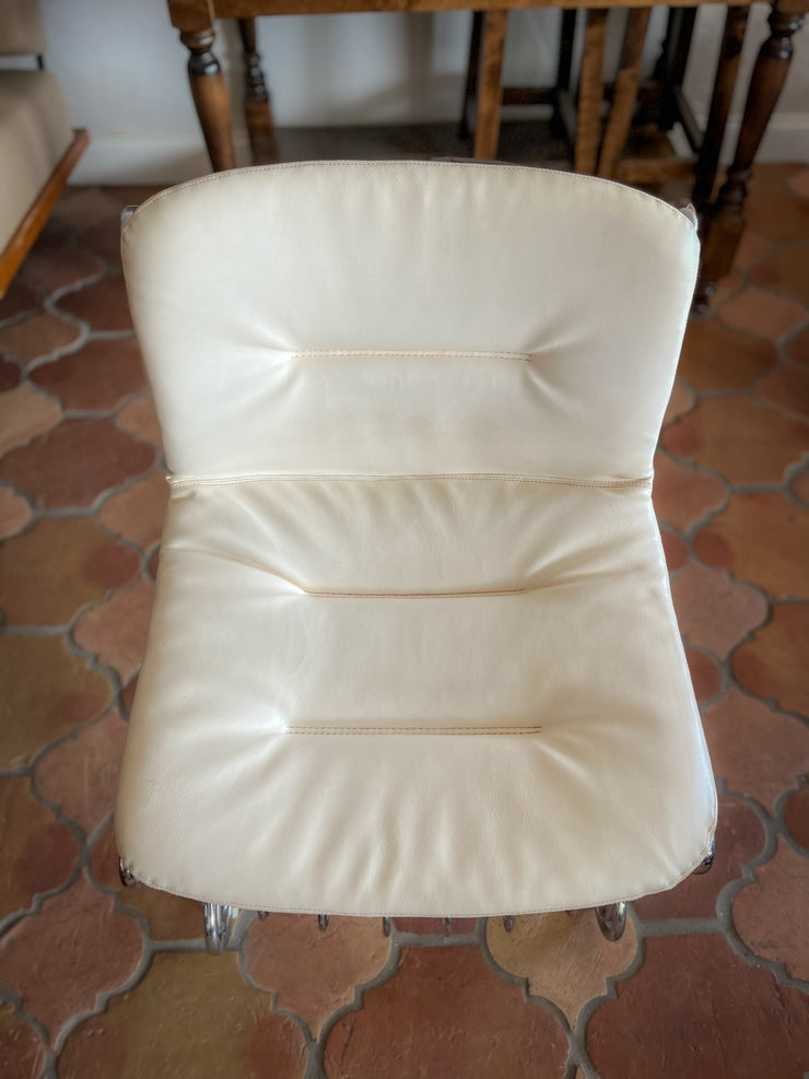 Gastone Rinaldi Leather Chairs (2 available)