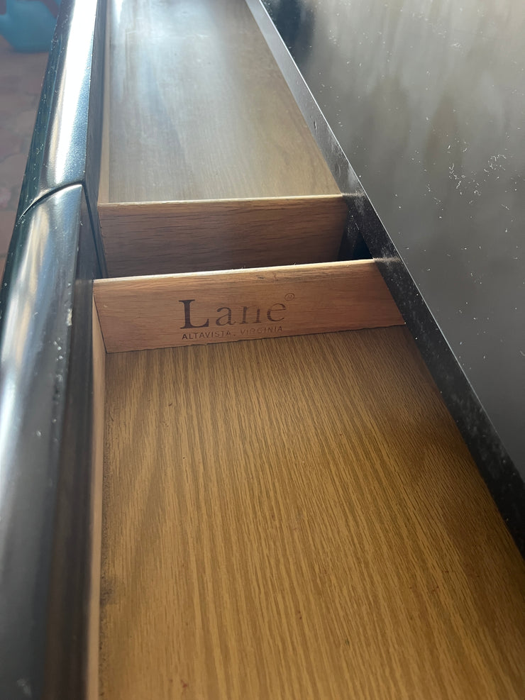 Lane Black Lacquered Console
