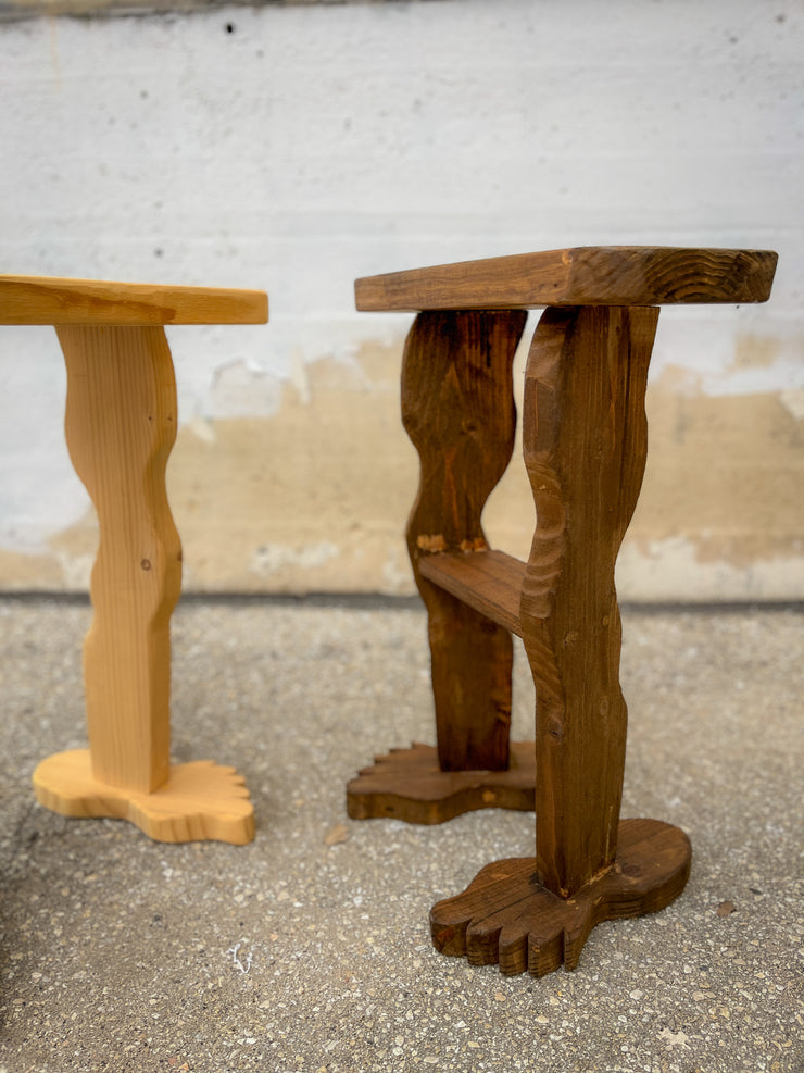 Folk Art Foot Table