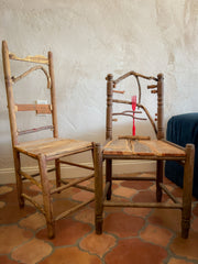 Folk Art Handmade Chair Set