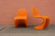 Orange Junior Vitra Verner Panton Chair Set