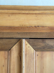 Antique English Pine Armoire