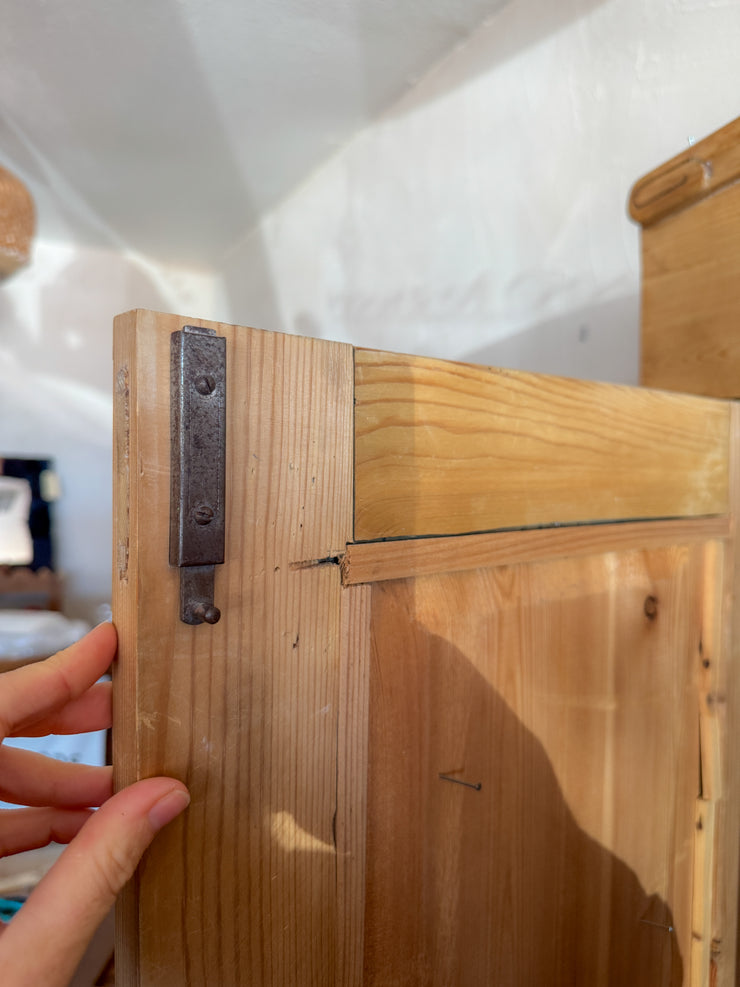 Antique English Pine Armoire