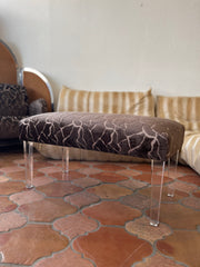 Vintage Velvet Bench