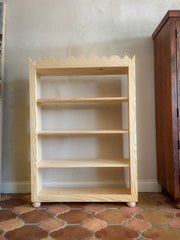 Folk Art Style Pine Shelf