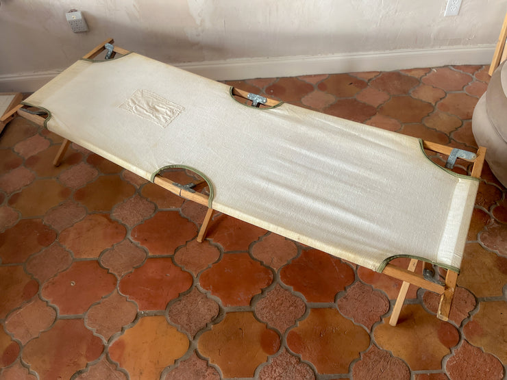 Tucker Military Folding Cot 1940's (FREE SHIPPING)