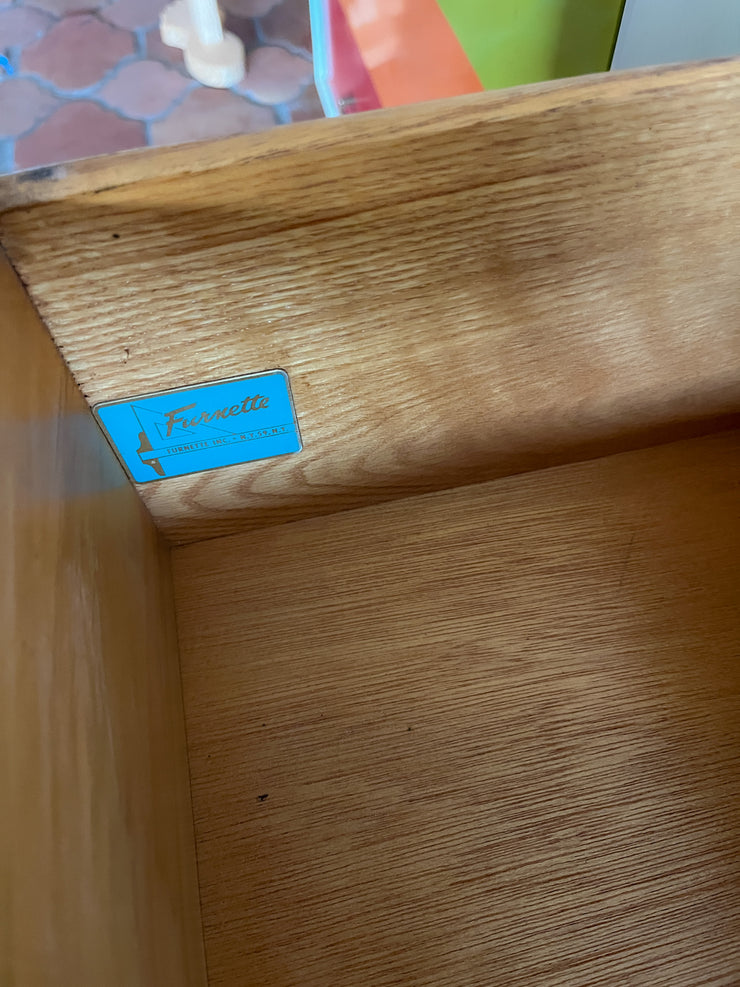 Furnette Mod Tri Color Dressers (sold as a set)