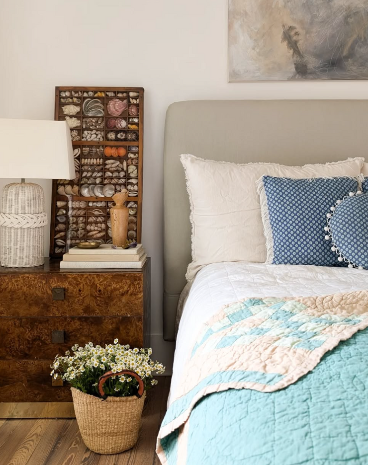 Letterpress Tray Trestled Coffee Table