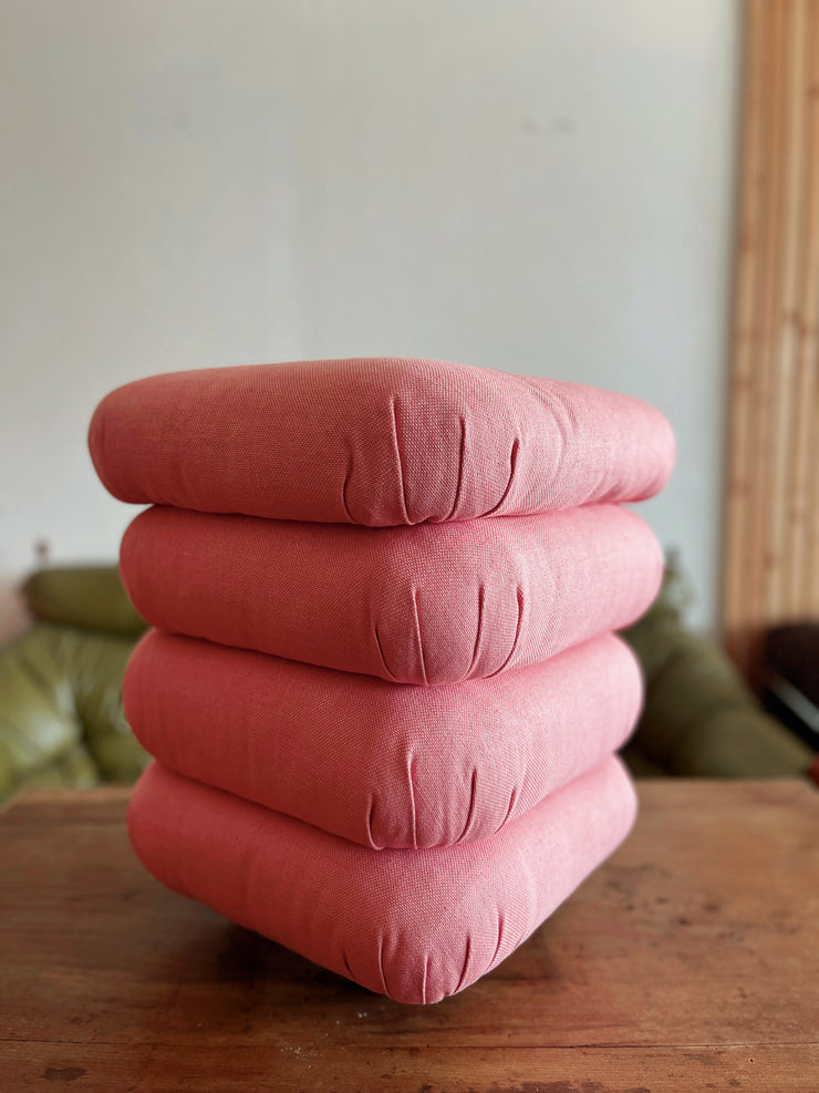 Vintage Pink Ottoman Set