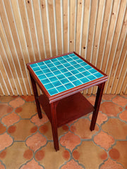 Tiled Antique Side Table