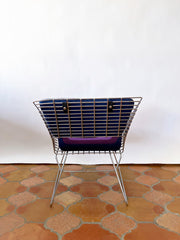 Chromed Wire Steel Chair attributed to Verner Panton for Fritz Hansen