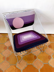 Chromed Wire Steel Chair attributed to Verner Panton for Fritz Hansen