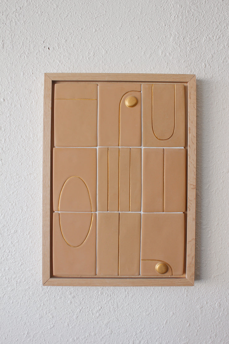 TILED WALL ART NO. 9 by Eliana Bernard
